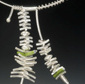 Progressive Twigs (Collar) � Sterling silver and anodized aluminum, formed and fabricated &copy; Debra Lynn Gold